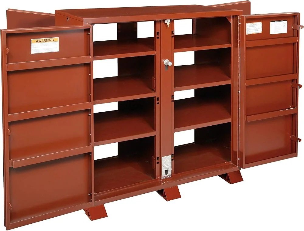 JOBOX 1-695990 32" Deep Heavy-Duty Four Door Steel Cabinet